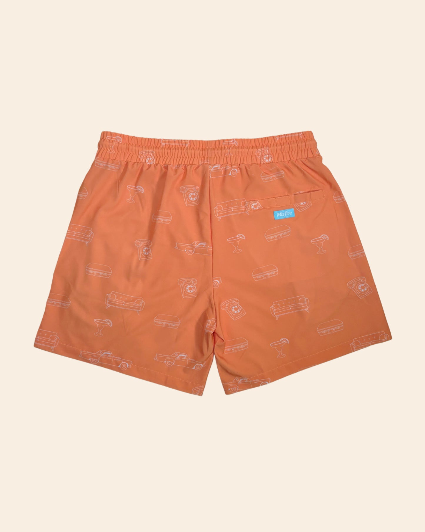 Creamsicle 5” Boardshorts