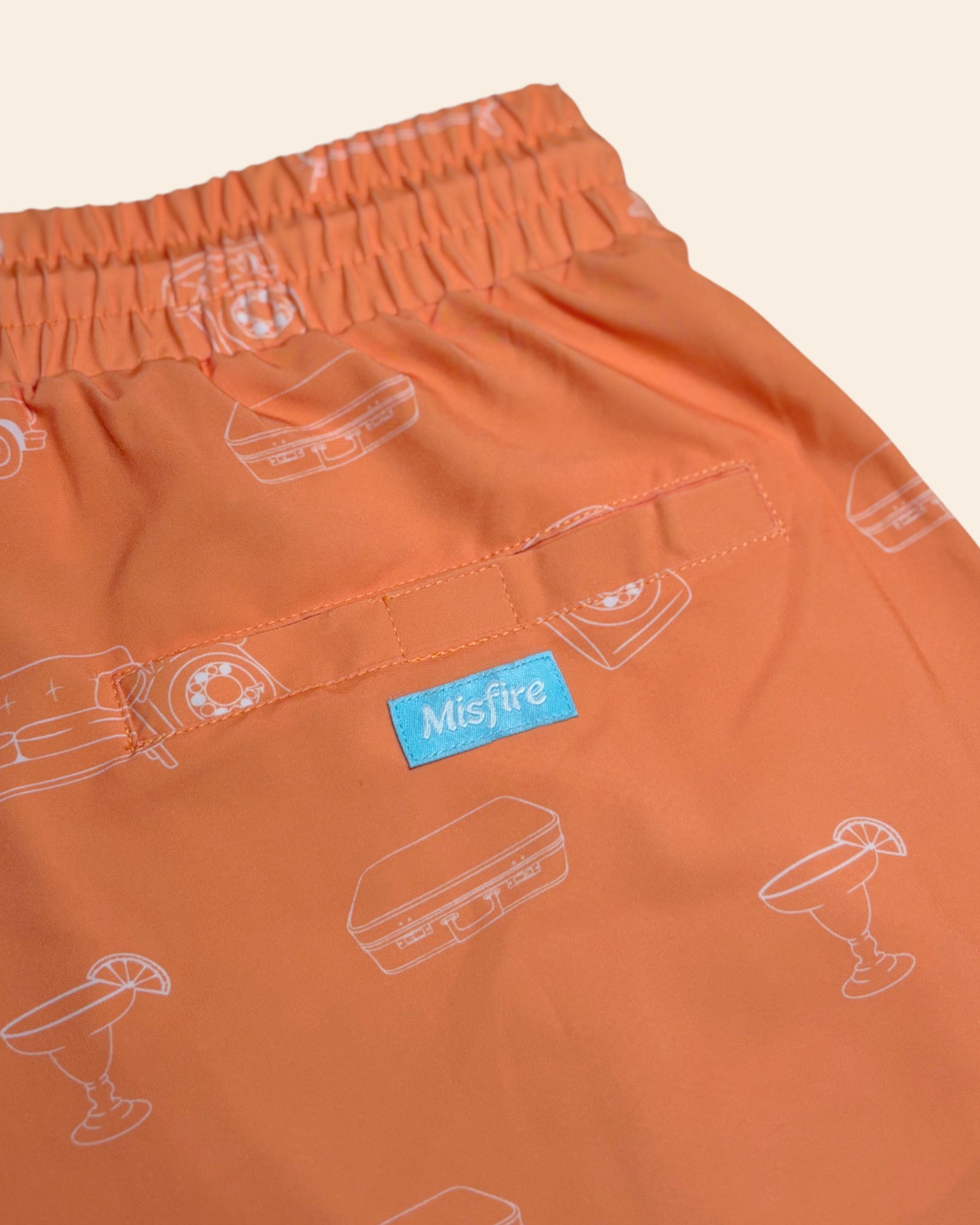 Creamsicle 5” Boardshorts