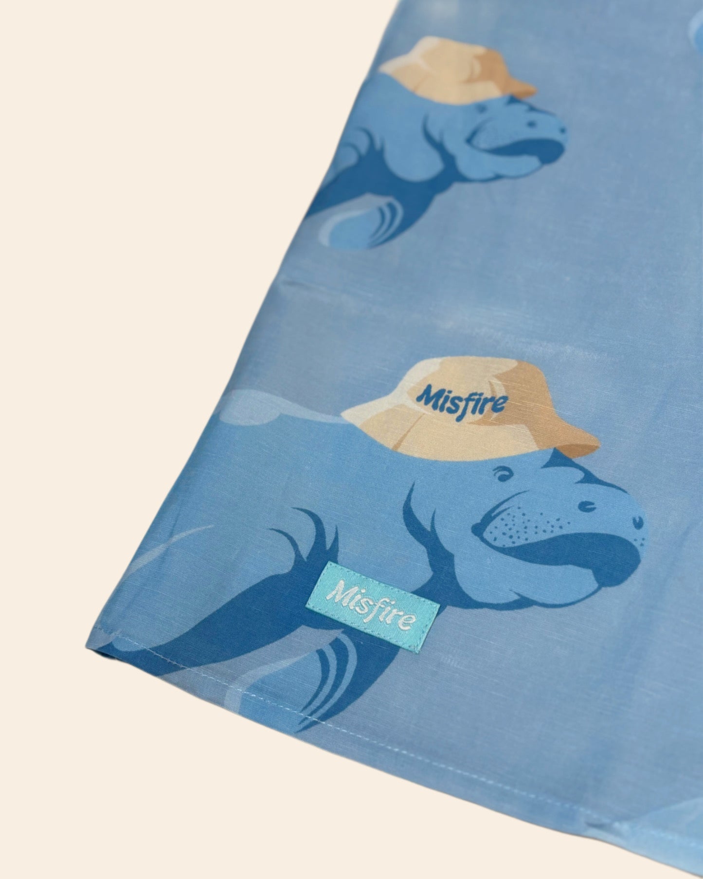 Manatee Wearing a Bucket Hat on Vacation Shirt