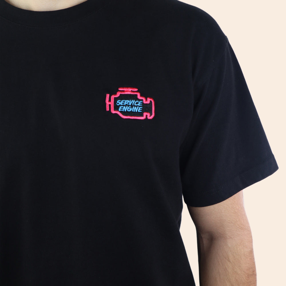 Service Engine Embroidered T-shirt