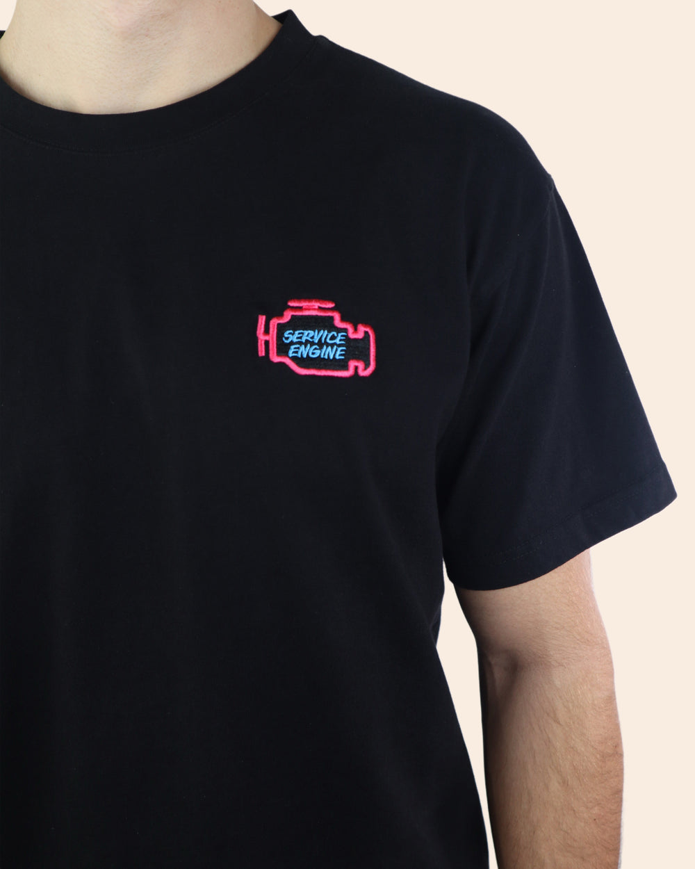 Service Engine Embroidered T-shirt