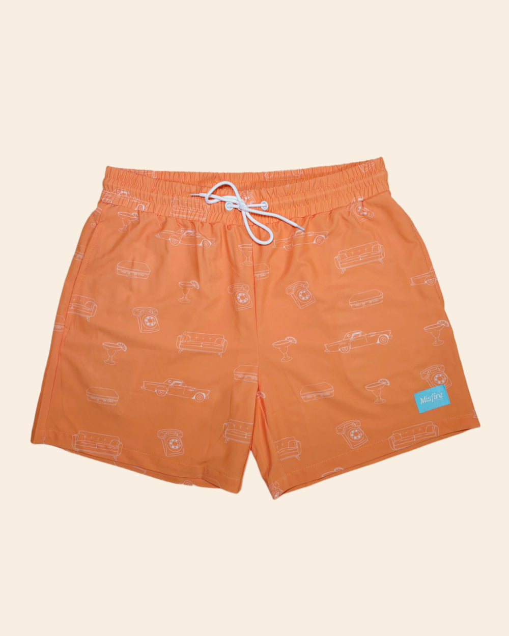 Creamsicle 5” Boardshorts