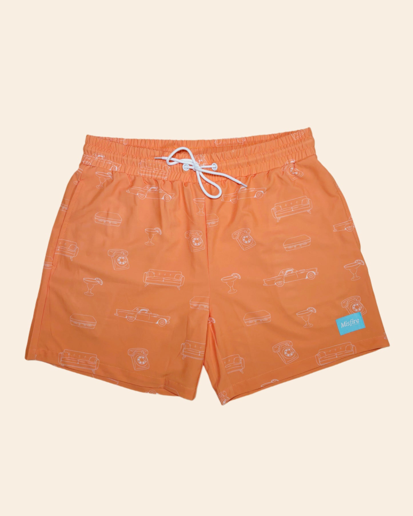 Creamsicle 5” Boardshorts