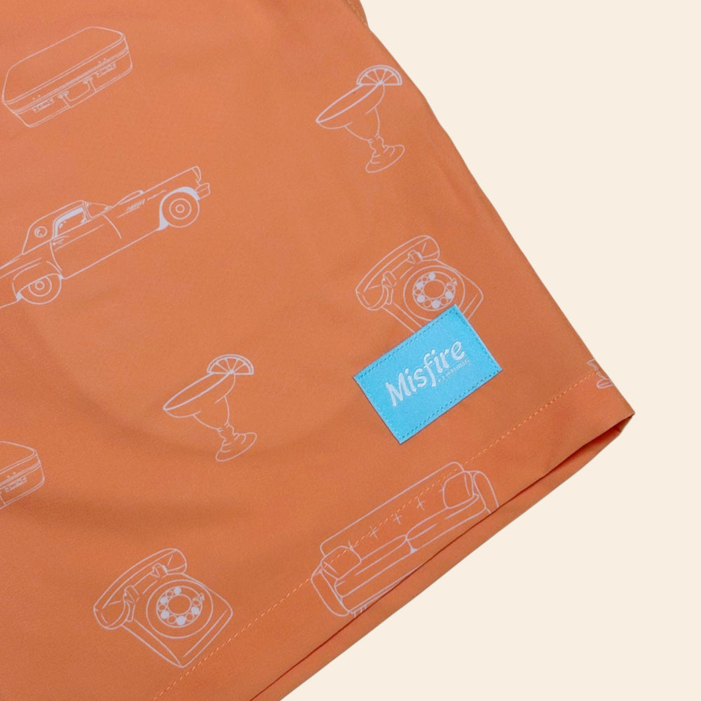 Creamsicle 5” Boardshorts