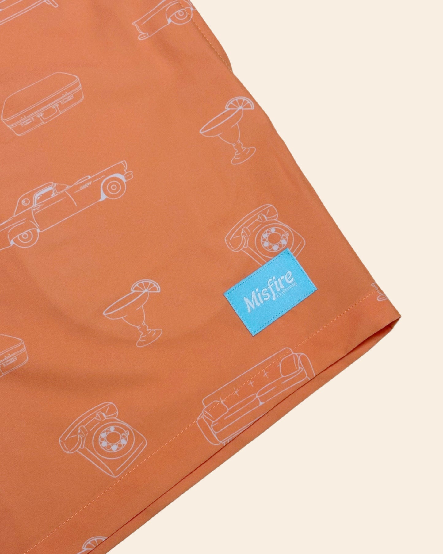 Creamsicle 5” Boardshorts