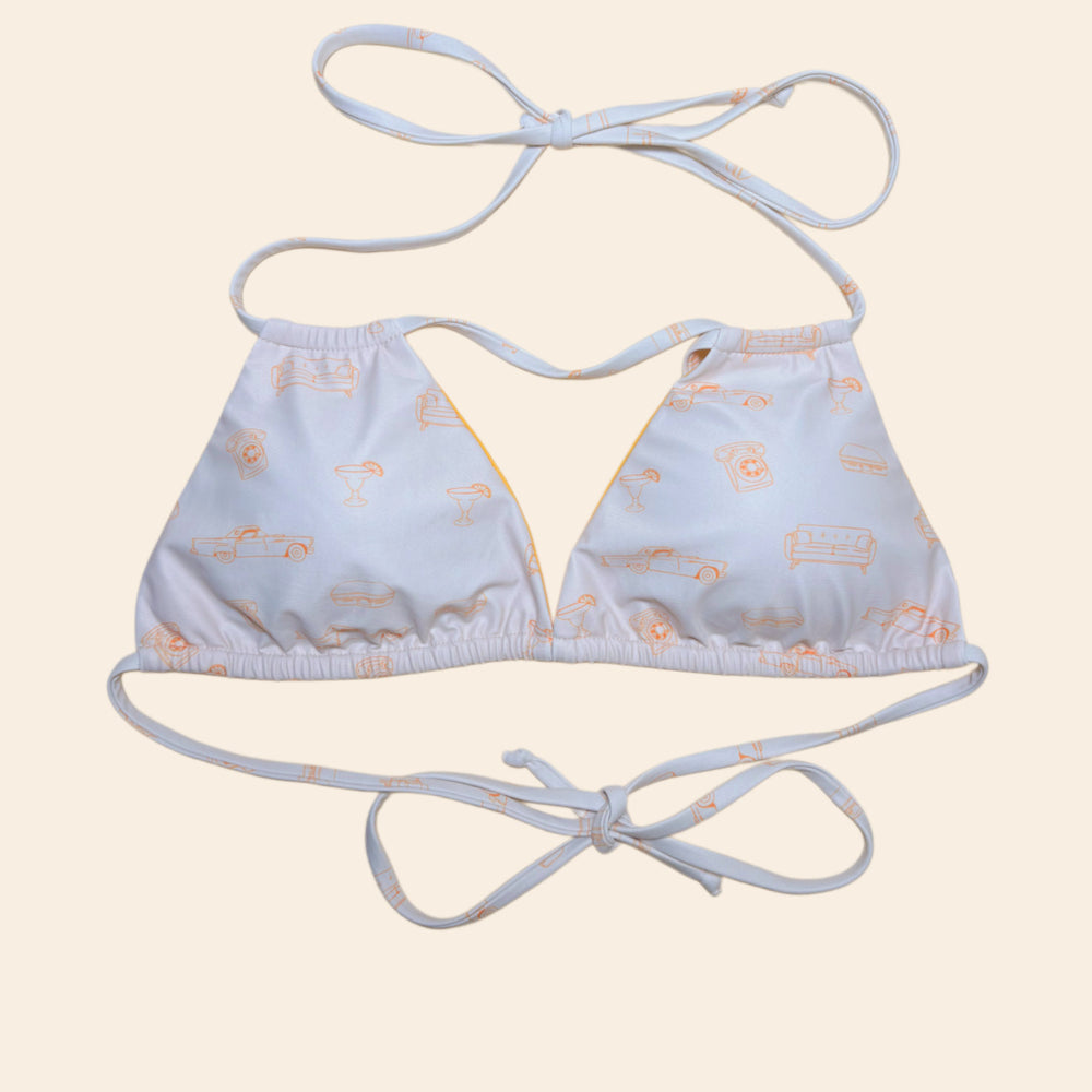 Creamsicle Bikini Top