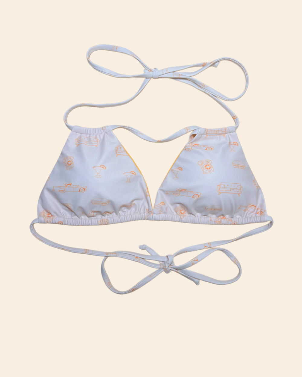Creamsicle Bikini Top