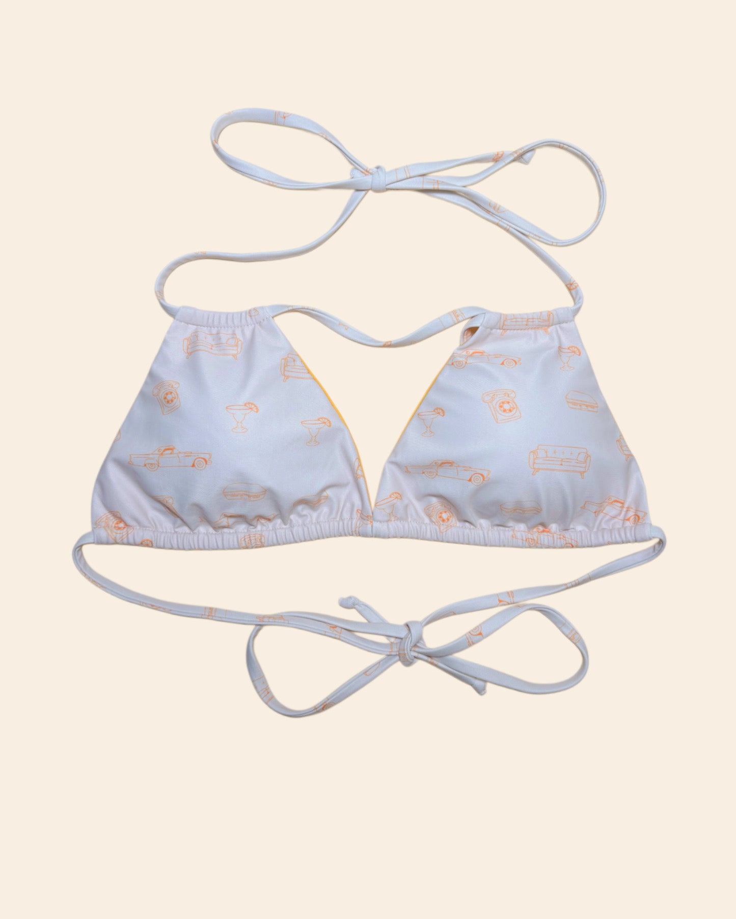 Creamsicle Bikini Top