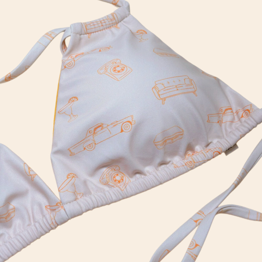 Creamsicle Bikini Top