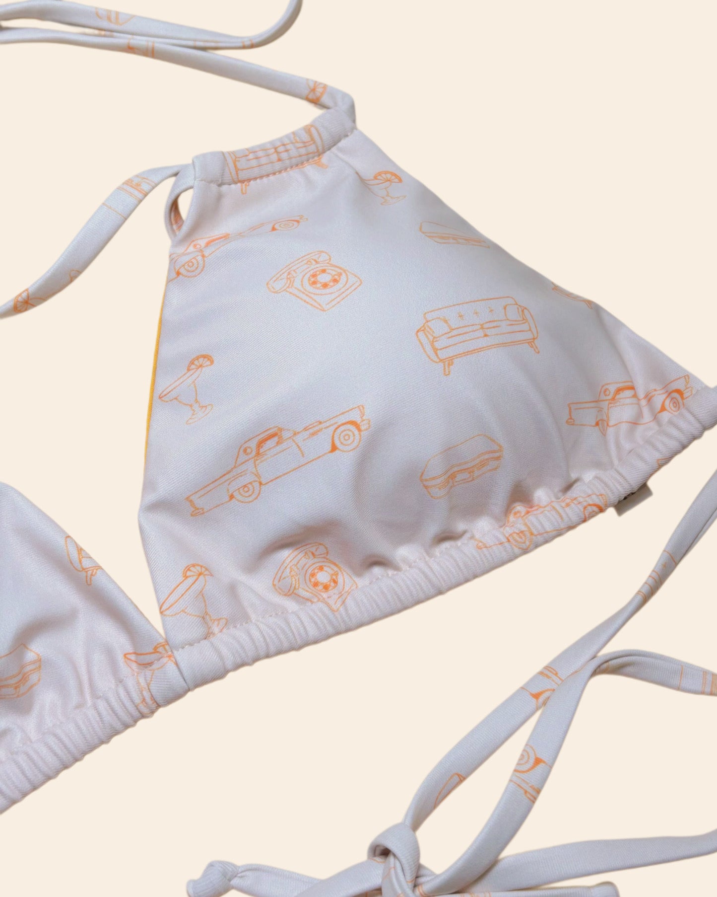 Creamsicle Bikini Top